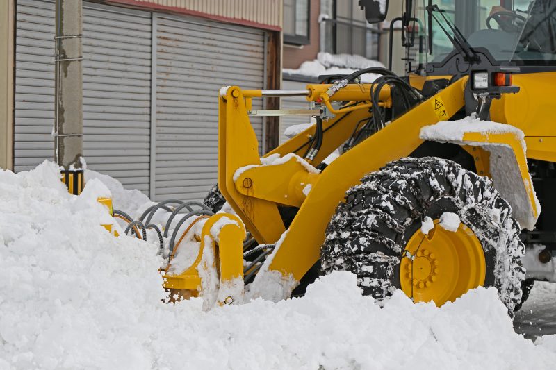 冬期の除雪作業